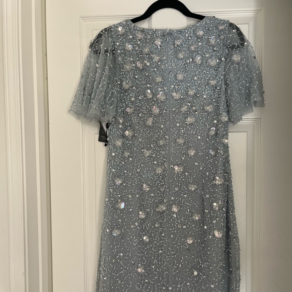 Adrianna Papell brand new sequin flutter-sleeve dress - Picture 8 of 8